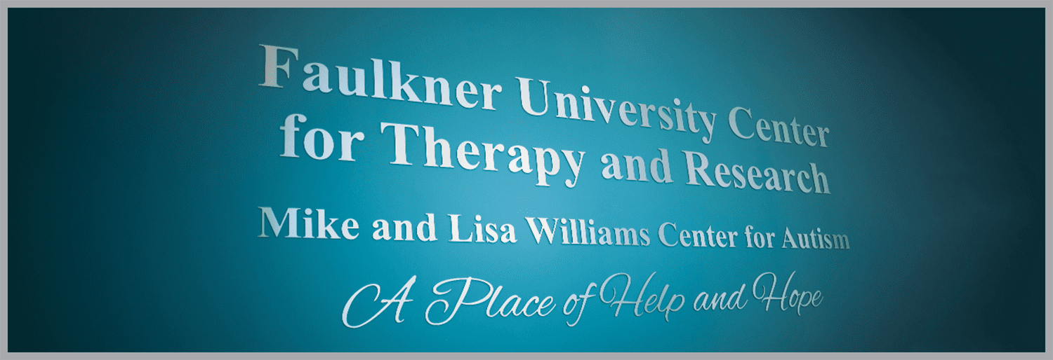 Faulkner University center for therapy and research Speech Language Pathology Occupational Therapy Counseling Services children adults